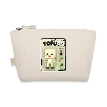 Tofu-Spielzeug-Actionfigur Charm - Bio-Täschchen - Natur - Vorne