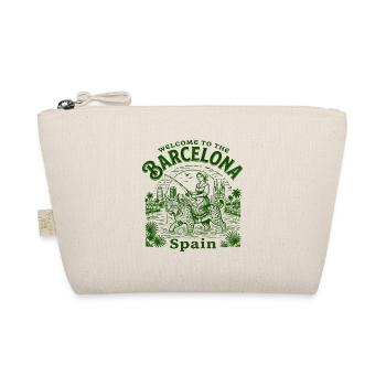 The Welcome To Barcelona Spain Catalan Cityscape - Bio-Täschchen - Natur - Vorne