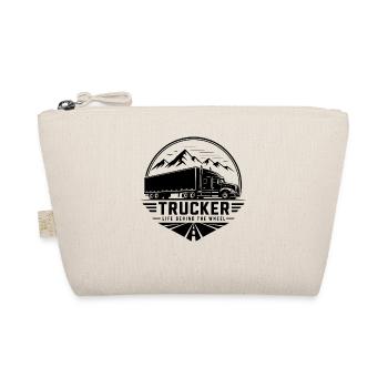 Trucker Life Behind the Wheel - Bio-Täschchen - Natur - Vorne