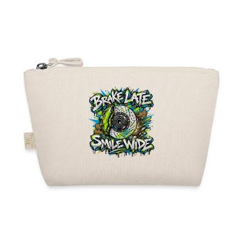 Bremse Zu Spät Graffiti Disk - Bio-Täschchen - Natur - Vorne