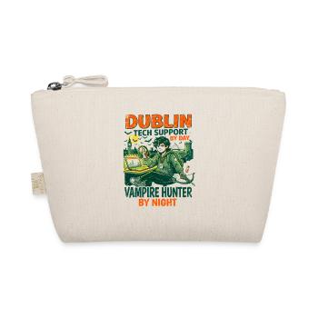 Dublin Tech Support Vampire Hunter By Day - Bio-Täschchen - Natur - Vorne