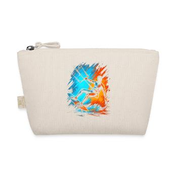 Kitesurfing Kitesurf Herren Kinder Kitesurfen - Bio-Täschchen - Natur - Vorne