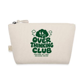Over Thinking Club – Meetings All Day - Bio-Täschchen - Natur - Vorne