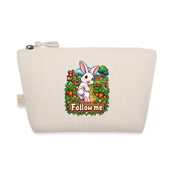 Folge mir: Osterhase im Garten - Bio-Täschchen - Natur - Vorne