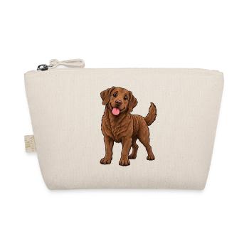 Chesapeake Bay Retriever Kawaii Style – Süßer Hund - Bio-Täschchen - Natur - Vorne