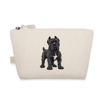 Cane Corso Kawaii Style – Süßer großer Hund - Bio-Täschchen - Natur - Vorne