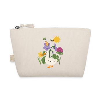 Blumenzeichnung · Biene · Ente · Blüten - Bio-Täschchen - Natur - Vorne