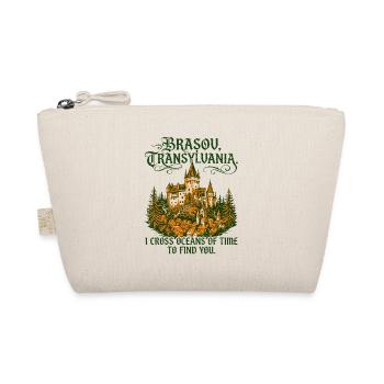 Of Brasov Transylvania Gothic Castle Typography - Bio-Täschchen - Natur - Vorne