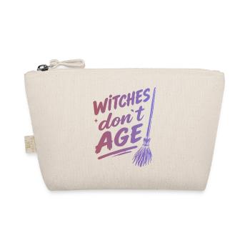 Witches don’t age Halloween Hexen Spruch - Bio-Täschchen - Natur - Vorne