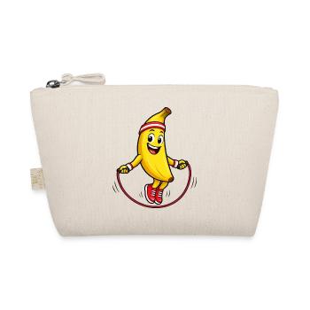 Bananen-Springseil Spaß - Bio-Täschchen - Natur - Vorne