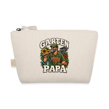 Garten Papa Vintage Motiv Geschenk Papa - Bio-Täschchen - Natur - Vorne