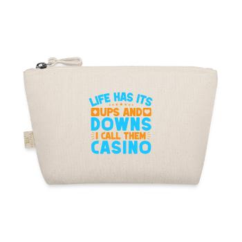 Gambling Fan Life Has Ups & Downs Casino - Bio-Täschchen - Natur - Vorne