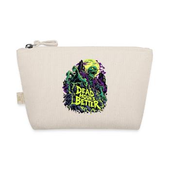 Totstunden Besser Neon Zombie - Bio-Täschchen - Natur - Vorne