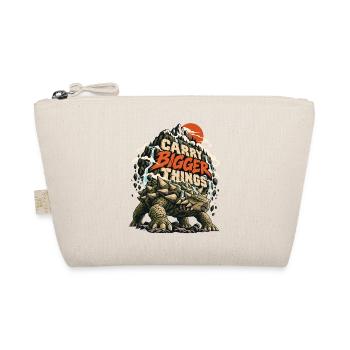 Carry Bigger Things - Bio-Täschchen - Natur - Vorne