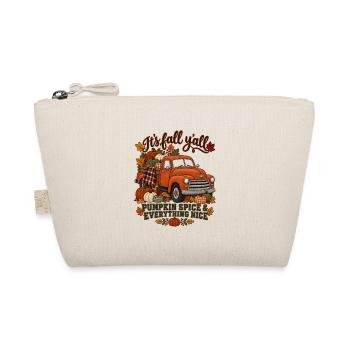 Es ist der Fall Yall Patchwork-Truck - Bio-Täschchen - Natur - Vorne