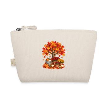 Der Herbst ist mein Lieblingsherbstbaum - Bio-Täschchen - Natur - Vorne