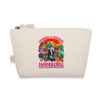 German Shepherd Hamburg And Germany City Plants - Bio-Täschchen - Natur - Vorne
