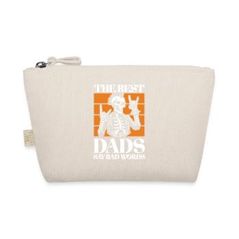 The Best Dads Say Bad Words Father - Bio-Täschchen - Natur - Vorne