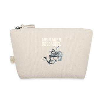  Moin Moin Dösbäddel Nordsee Spruch Anker Möwe - Bio-Täschchen - Natur - Vorne