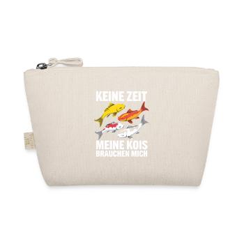  Keine Zeit Meine Kois Brauchen Mich Lustiger Koi - Bio-Täschchen - Natur - Vorne