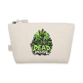 Zombie Hand Dead Inside - Bio-Täschchen - Natur - Vorne