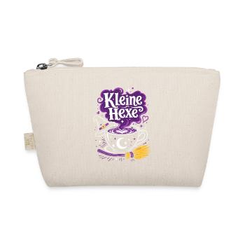 Kleine Hexe Halloween Kostüm Kinder - Bio-Täschchen - Natur - Vorne