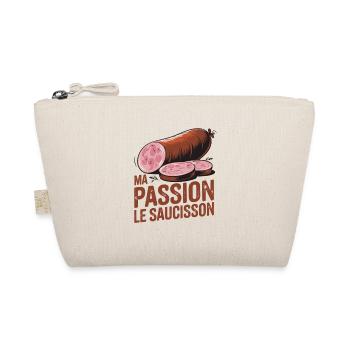  Ma Passion Le Saucisson Wurstliebhaber Salami - Bio-Täschchen - Natur - Vorne