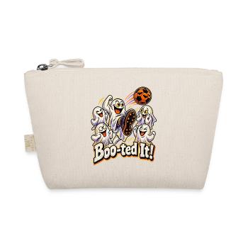 Boo-ted It Halloween-Fußball mit kichernden - Bio-Täschchen - Natur - Vorne