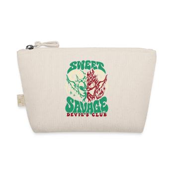 Sweet Savage Devil´s Club 666 - Halloween  - Bio-Täschchen - Natur - Vorne