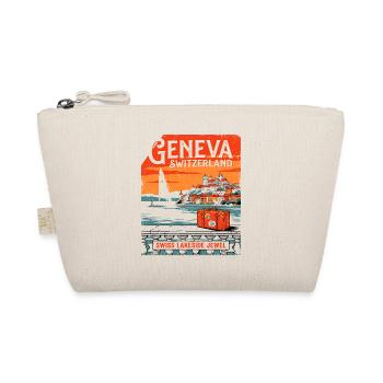 Vintage Geneva Switzerland Lakeside Jewel Travel - Bio-Täschchen - Natur - Vorne