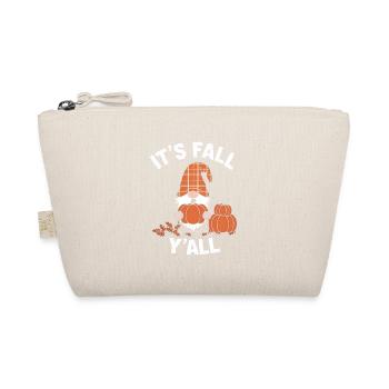 Es ist Herbst Euch alle Pumpkin Gnome Herbstdesign - Bio-Täschchen - Natur - Vorne