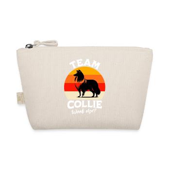 Team Langhaar Collie - Bio-Täschchen - Natur - Vorne