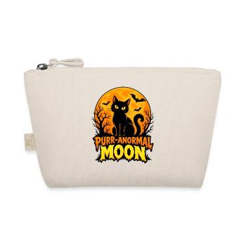 PurrAnormal Moon Katzen-Design - Bio-Täschchen - Natur - Vorne