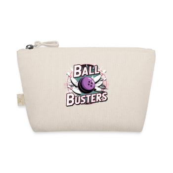 Ball Busters Bowling Kugel Pins Und Kegelsport - Bio-Täschchen - Natur - Vorne