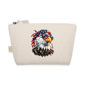 Amerikanischer Weißkopfseeadler – USA Freedom & Patriotic Style - Bio-Täschchen - Natur - Vorne