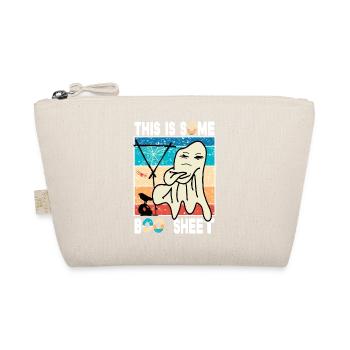 This is Some Boo Sheet Spruch Vintage Fu Halloween - Bio-Täschchen - Natur - Vorne