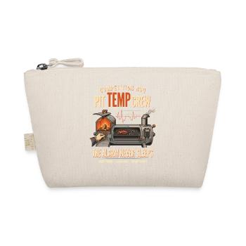 Pit Temp Crew – Alarm Never Sleeps - Bio-Täschchen - Natur - Vorne