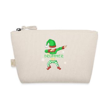 Schlagzeuger Elf Familie Passende Weihnachtstrupp - Bio-Täschchen - Natur - Vorne