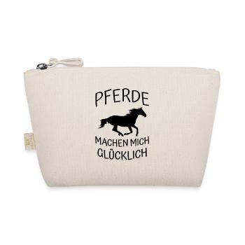 Pferde Glück - Bio-Täschchen - Natur - Vorne