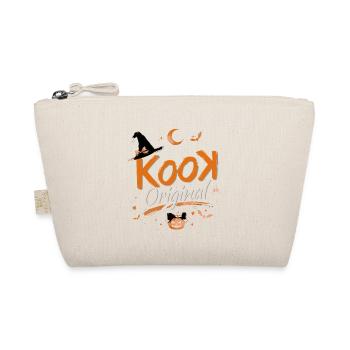 Kook Original Halloween Orange Pumpkin Witch - Bio-Täschchen - Natur - Vorne