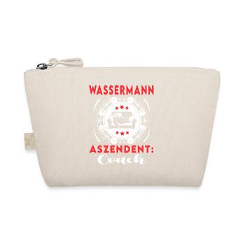 Sternzeichen Wassermann Aszendent Couch Birthday - Bio-Täschchen - Natur - Vorne