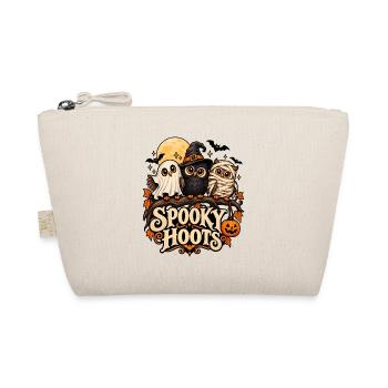 Spooky Hoots Halloween-Eulen - Bio-Täschchen - Natur - Vorne