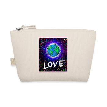 Liebe Kosmos Farbexplosion - Bio-Täschchen - Natur - Vorne