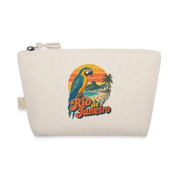 Rio de Janeiro Papagei Geschenk - Bio-Täschchen - Natur - Vorne