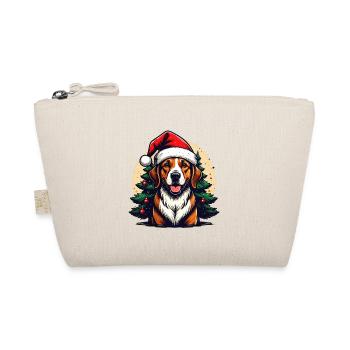 Santa's Favorite Dog Dad Funny Christmas Dog Lover - Bio-Täschchen - Natur - Vorne
