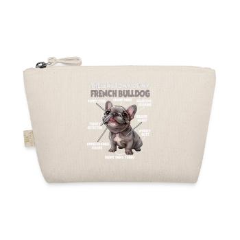 Französische Bulldogge Hundehalter T Frenchie  - Bio-Täschchen - Natur - Vorne