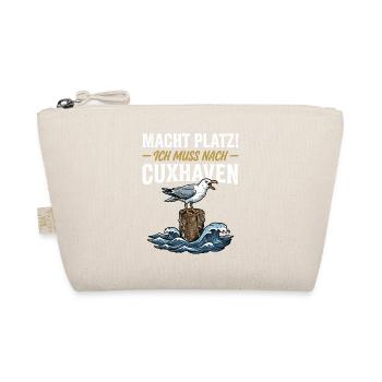 Cuxhaven Möwe Nordsee Maritim Vintage Spruch - Bio-Täschchen - Natur - Vorne