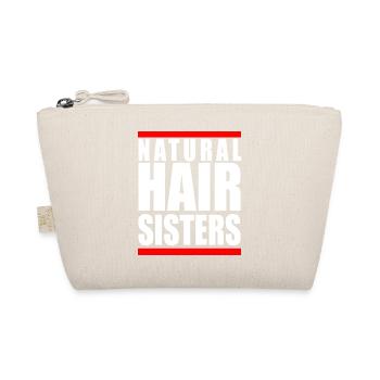 Natural Hair Sisters Afro Pride Beste Freundin Geschenk - Bio-Täschchen - Natur - Vorne