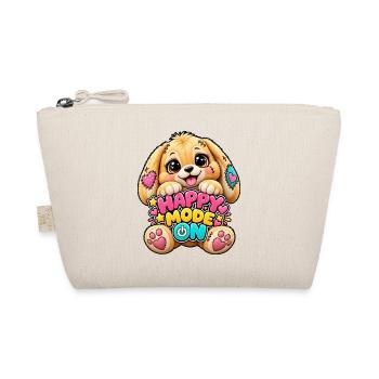 Happy Mode Hundchen Patchwork - Bio-Täschchen - Natur - Vorne