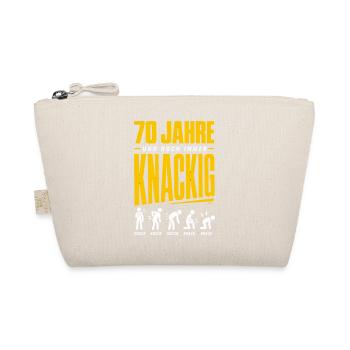 70 Jahre und noch immer knackig - Bio-Täschchen - Natur - Vorne